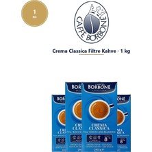 Caffe Borbone Classica 1 kg Öğütülmüş Filtre Kahve – Her Gün Içilebilecek Mükemmel Denge