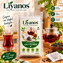Çay Filtresi 100’LÜ 9X22 cm –  2 Paket Doğal Malzeme Çay Demleme Poşeti – Yerli Üretim
