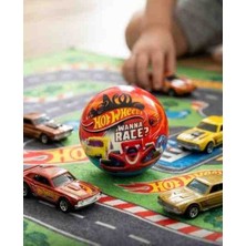 Hot Wheels Yarış Arabaları Desenli Küçük Top – Çocuk Oyun Topu