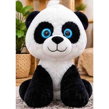 Toys Cam Gözlü Sevimli Panda Peluş Oyuncak Büyük Boy 60 cm