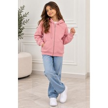 Esmer Bebe Erkek Çocuk&kız Çocuk Kapüşonlu Sweatshirt – Fermuarlı Cepli Hoodie – Çocuk Spor Sweatshirt, Günlük Giyim Üst – Pembe, Fuşya, Gri, Lacivert