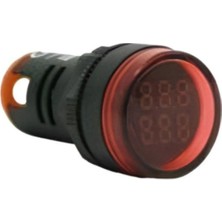 12-500VAC Kırmızı Voltampermetre
