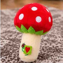 Toys Çıngıraklı Mantar Peluş Bebek Oyuncağı Sesli Yumuşak Oyuncak 10 cm