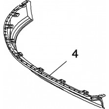 BSG Opel Astra K 2016-2021 Tampon Alt Lastiği Ön Sol (Oem No (39163589 )