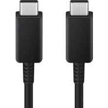 Universal USB Kablosu 3A (Usb-C - Usb-C), Siyah