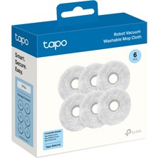 Tp-Link Tapo RVA310 Yıkanabilir Robot Süpürge Mop Bezi 6\'lı – RV50 Pro Omni / RV50 Omni Uyumlu