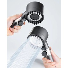 Maison Luré Duş Başlığı Paslanmaz Çelik Masaj Etkili Ergonomik Su Basınçlı Duş Sistemi