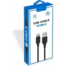 Universal Yetty 2.4A 1m Type-C Kablo Siyah YKB-03S (Yerli Üretim)