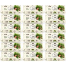 Fibril Islak Havlu Mendil 90 Yaprak Mistik Sedir Ağacı Plastik Kapaklı (18 Li Set) 1620 Yaprak