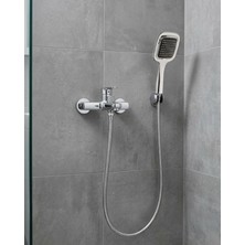 Maison Luré Dayanıklı Banyo Duş Seti El Duşu Başlığı Spiral Hortum Duş Sistemi