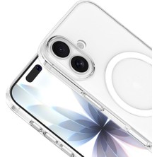 Universal iPhone 17 ile Uyumlu Ic Çipli Animasyonlu M-Safe Sararmaz Pc Premium Slim Şeffaf Kılıf