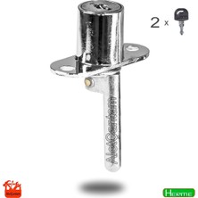 Çekmece Kilidi Merkezi Pimli Kilit 16X40MM 2 Anahtarlı, KL0036101
