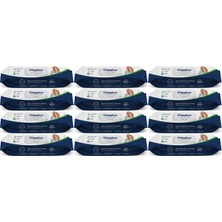 Giggles Yetişkin Vücut Temizleme Islak Mendil Havlu 600 Yaprak Xl (Beyaz Sabun Kokulu) (12PK*50)