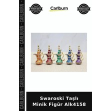 Carlburn Özel Üretim Hediyelik Süs Dekoratif Swaroski Taşlı Minik Figür ALK4158