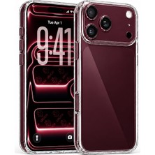 Universal Crystal Clear Şeffaf Kılıf, iPhone 18 Pro Max / 17 Pro Max ile Uyumlu, Darbelere Dayanıklı Sert Pc Arka Yüzey, Kaymaz Tutuş, Kamera Korumalı, Ince ve Hafif Tasarım, Sararma Karşıtı (Şeffaf)
