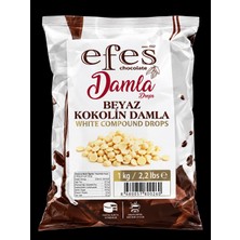 Efes Beyaz Kokolin Damla 1 kg – Pasta, Kek, Kurabiye ve Tatlılar Için
