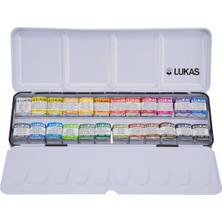 Tr Aquarell 1862 Usta Seri Suluboya Set 24 Renk, 1/2 Tablet