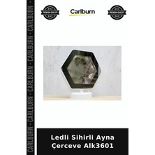 Carlburn Özel Üretim Dekoratif Aydınlatmalı Hediye Ev Aksesuarı Modern Ledli Sihirli Ayna Çerceve ALK3601