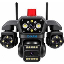 O-kam Okam OK-251 4 Lens Wi-Fi Güvenlik Kamerası