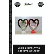 Carlburn Özel Üretim Dekoratif Aydınlatmalı Masaüstü Şık Modern Ledli Sihirli Ayna Çerceve ALK3600