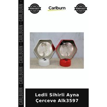 Carlburn Özel Üretim Dekoratif Hediyelik Işıklı Çerçeve Ev Aksesuarı Ledli Sihirli Ayna Çerceve ALK3597