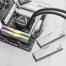 Adata Xpg Lancer Rgb Rog Certified Beyaz DDR5-6400MHZ CL32 64GB (2X32GB) Dual Kit (32-39-39) 1.40V