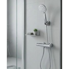 Maison Luré 4 Modlu El Duşu Başlığı Krem Duş Seti Spiral Hortumlu Duş Sistemi