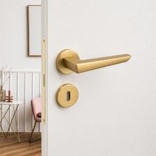 Elovias System Thor Gold Branche Rozetli Kapı Kolu (HA270RO12 GB)