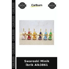 Carlburn Özel Üretim Dekoratif Hediyelik Koleksiyon Aksesuar Şık Swaroski Minik Ibrik ALK3861