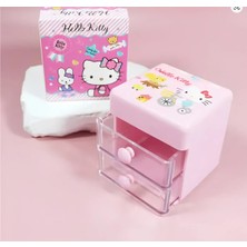 2 Çekmeceli Masaüstü Takı Organizer Kutu - 6.5 cm - 7cm - 7cm