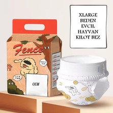 Xlarge Beden Evcil Hayvan Kilot Bez - Ultra Emici - Hızlı Kuruyan