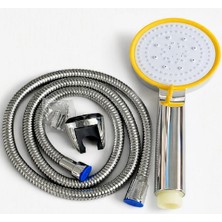 Maison Luré Renkli Duş Başlığı Seti, Hortumlu, Basınç Artırıcı, Pratik Montaj Duş Sistemi