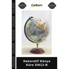 Carlburn Özel Üretim Ofis Hediye Masaüstü Aksesuar Dekoratif Dünya Küre SL612-B