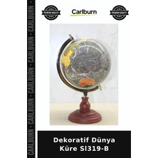 Carlburn Özel Üretim Ofis Hediyesi Masaüstü Aksesuar Çalışma Odası Dekoratif Dünya Küre SL319-B