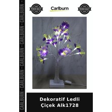 Carlburn Özel Üretim Aydınlatma Ev Aksesuarı Hediyelik Dekoratif Ledli Çiçek ALK1728