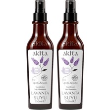 Akita Doğal Yağı Alınmamış Lavanta Suyu 2X250mL
