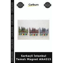 Carlburn Özel Üretim Hediyelik Hatıra Dekoratif Turistik Sarkaçli Istanbul Temalı Magnet ALK4315