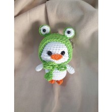 On Marifet Yün ve Hobi Dünyası Amigurumi Örgü Oyuncak Ördek Anahtarlık