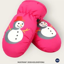 Mustran 3-6 Yaş Çocuk Kayak Kar Eldiveni |  Polar Astar Kışlık Sıcak Tutucu Model