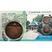 3Alp Koleksiyon Nasreddin Hoca, Dünyanın Ortası Burasıdır Masal Kahramanları Serisi No:5, 2019, Darphane Hatıra Bronz Para, Sertifikalı