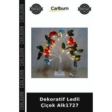 Carlburn Özel Üretim Aydınlatma Ev Aksesuarı Hediyelik Dekoratif Ledli Çiçek ALK1727