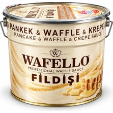 Wafello Fildişi Waffle Sosu – Waffle, Krep, Pankek ve Tatlılar Için Profesyonel Sos
