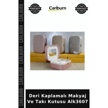 Carlburn Özel Üretim Düzenleyici Çeyizlik Deri Kaplamalı Makyaj ve Takı Kutusu ALK3607