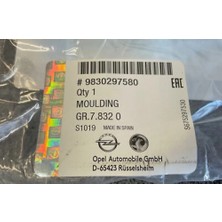 TŞT Opel Corsa F 2020-2023 Arka Tampon Panjuru Sağ (Tw) (Oem No (9830297580))