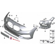 TŞT Bmw 3 Serisi 2019-2022 Ön Tampon Panjuru Alt Çıtası (Tw) (Oem No (51117471512))