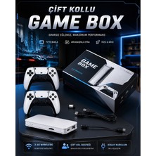 Efnaz Style 4K 3D Hd Görüntü Kaliteli Kablosuz Çift Kollu 20.000 Oyunlu Retro Oyun Konsolu Tv Box