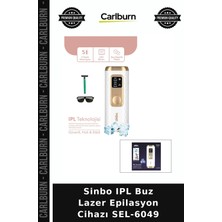 Carlburn Özel Üretim Kişisel Bakım Sinbo Ipl Buz Lazer Epilasyon Cihazı - 5 Farklı Mod - Tüm Vücut Uyumlu