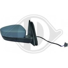Maher Seat Toledo - Skoda Rapid 2012-2015 - Elektrikli Isıtmalı Astarlı Sol Dış Dikiz Aynası (Oem No :5JB857507A9B9)