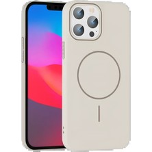 Joko Apple iPhone 15 Pro Max Broş Magsafe Kapak - Krem
