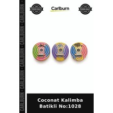 Carlburn Özel Üretim Müzik Aleti Batik Desen Akustik Hobi Ritim Coconat Kalimba Batikli NO:1028